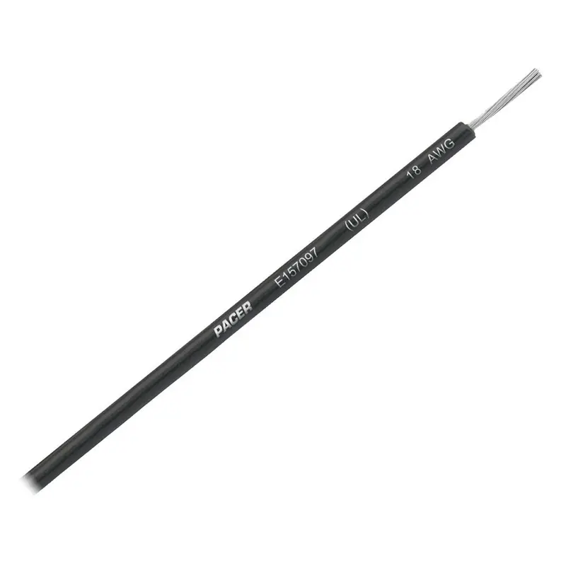 Pacer Black 18 Awg Ul Marine Wire - 35' [Wul18bk-35] 1