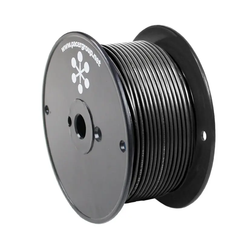 Pacer Black 8 Awg Primary Wire - 250  [Wul8bk-250] 1