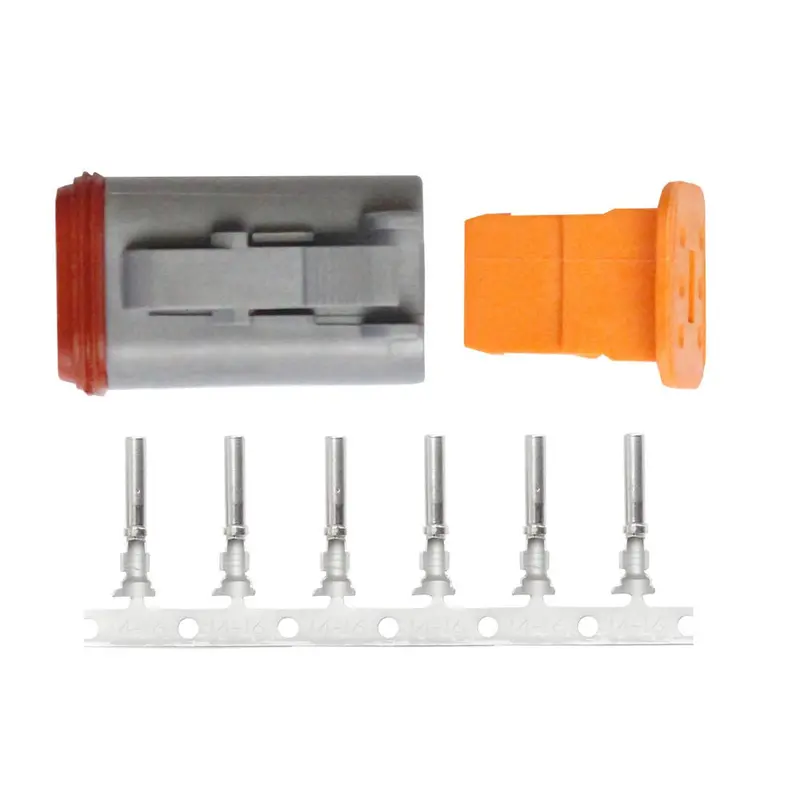 Pacer Dt Deutsch Plug Repair Kit - 14-18 Awg (6 Position) [Tdt06f-6Rs] 1