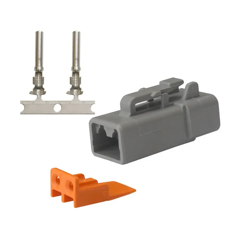 Pacer Dtp Deutsch Plug Repair Kit - 14-12 Awg (2 Position) [Tdtp06f-2Rs] 1
