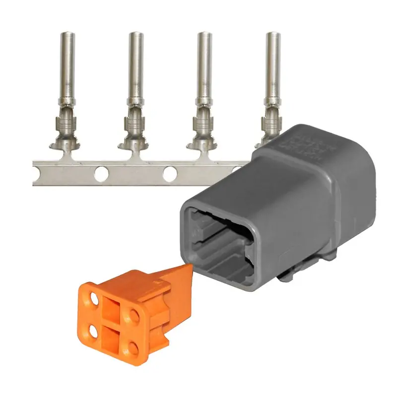Pacer Dtp Deutsch Plug Repair Kit - 14-12 Awg (4 Position) [Tdtp06f-4Rs] 1
