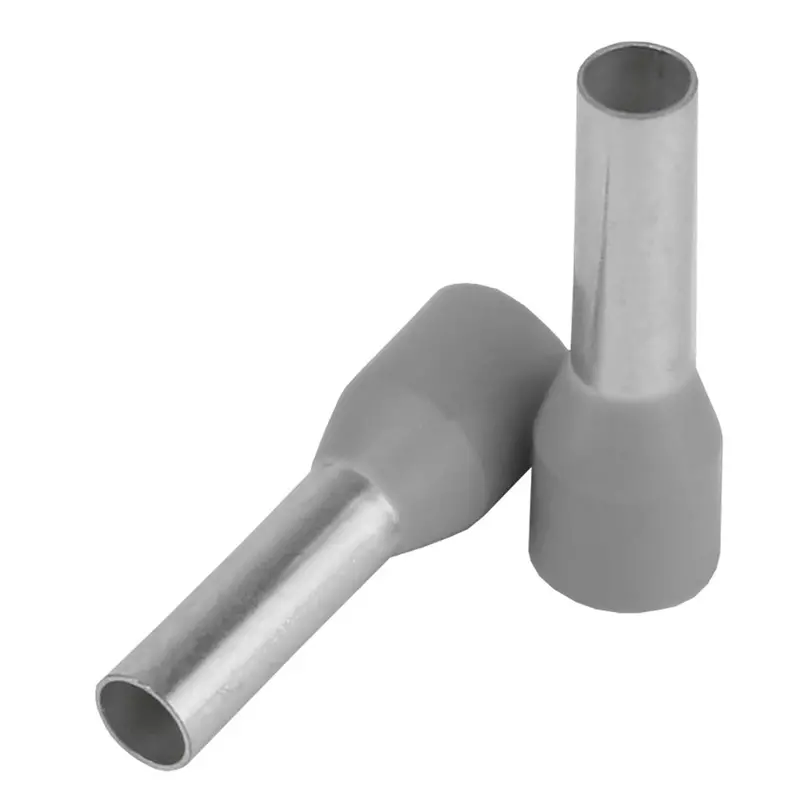 Pacer Grey 12 Awg Wire Ferrule - 10Mm Length - 25 Pack [Tfrl12-10Mm-25] 1