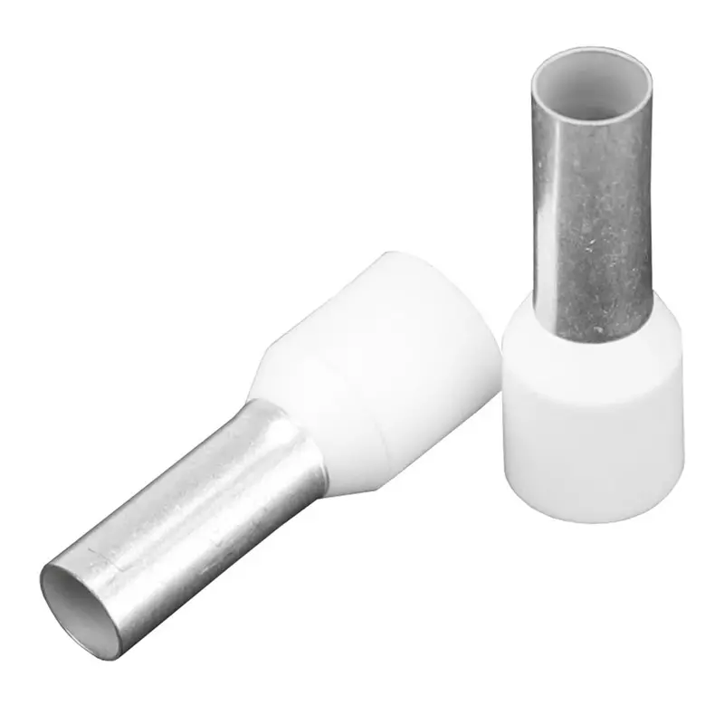 Pacer Ivory 8 Awg Wire Ferrule - 12Mm Length - 10 Pack [Tfrl8-12Mm-10] 1