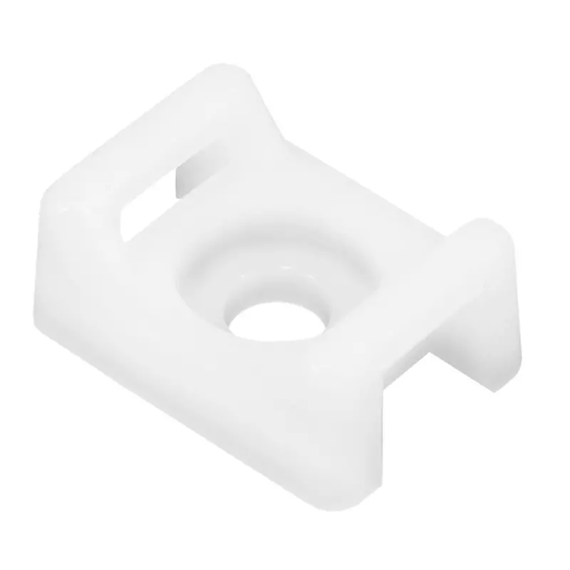 Pacer Screw Down Cable Tie Mount - #10 Screw Mount Method - Natural Color - 100 Pack [Ctm3s10-100] 1