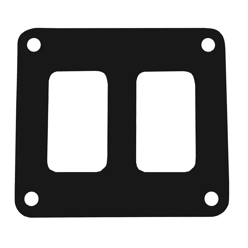 Pacer Switch Panel - 2 Switch  1 Row - 3" X 2.75" - Black Powder Coated Aluminum [Psc-21-Bk] 1