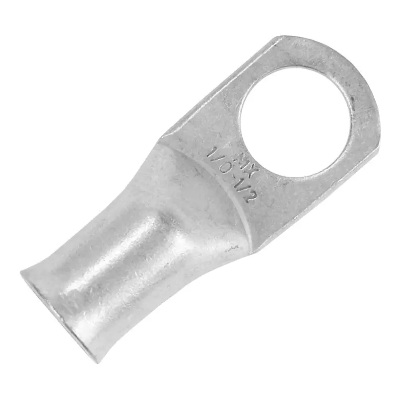 Pacer Tinned Lug 1/0 Awg - 1/2" Stud Size - 10 Pack [Tae1/0-12R-10] 1