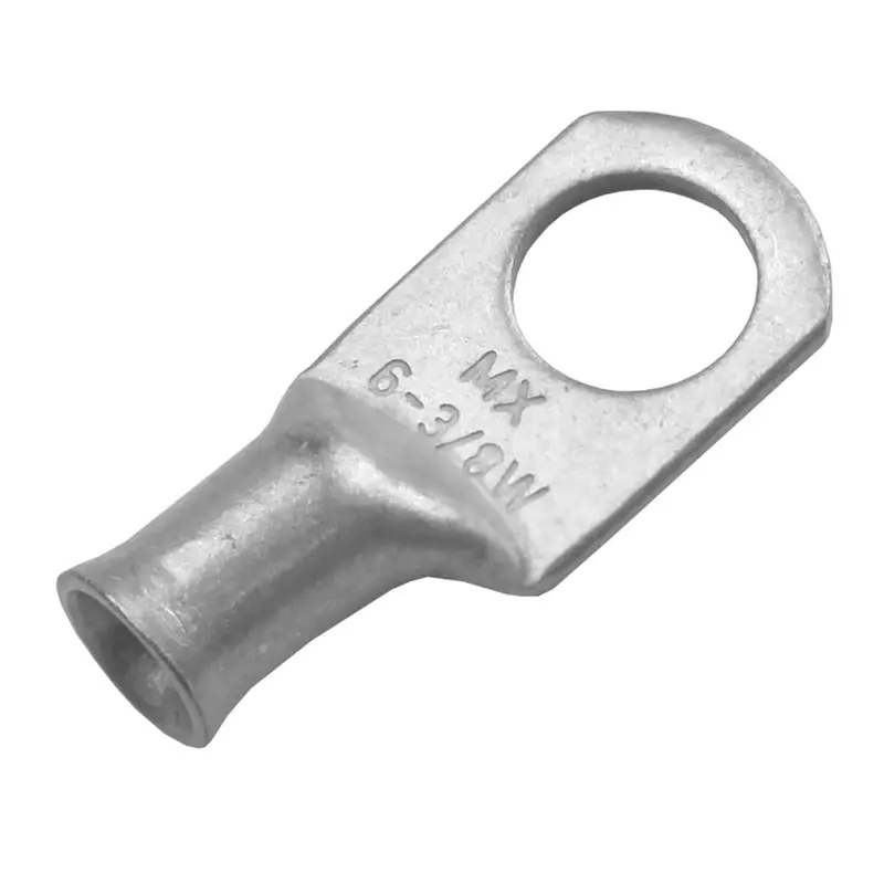 Pacer Tinned Lug 6 Awg - 3/8" Stud Size - 10 Pack [Tae6-38R-10] 1