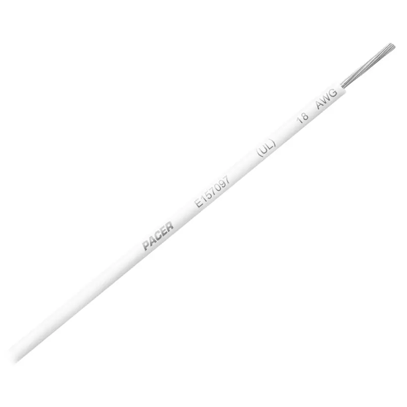 Pacer White 18 Awg Ul Marine Wire - 35' [Wul18wh-35] 1
