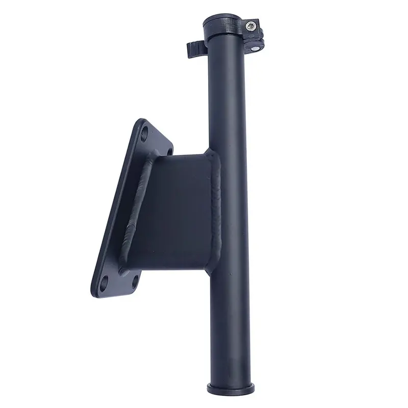 Panther 5" Set Back Transom Mount Bracket - Black - Powder Coat [Kps50b] 1