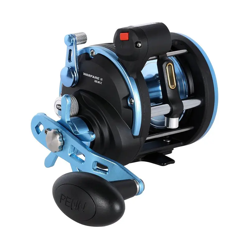 Penn Warii30lwlc Warfare Ii Level Wind 30 Right Hand Conventional Reel W/Line Counter [1639706] 1