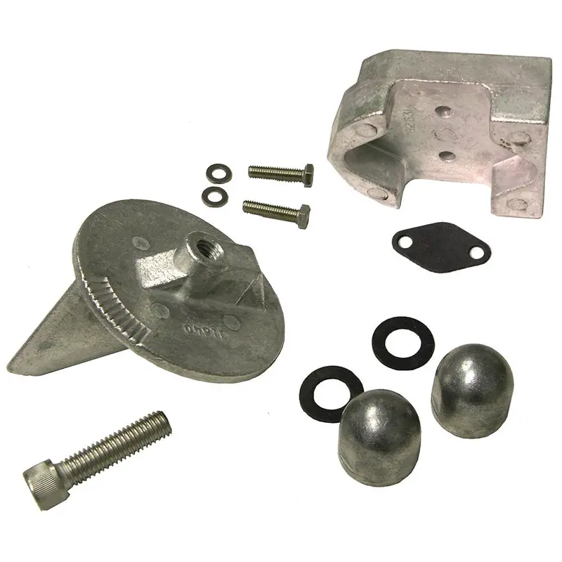 Performance Metals Mercruiser Alpha 1 Gen 1 Complete Anode Kit (No Power Steering) - Aluminum [10205A] 1