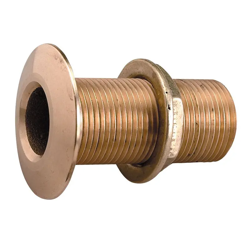 Perko 1-1/4" Thru-Hull Fitting W/Pipe Thread Bronze Made In The Usa [0322Dp7plb] 1