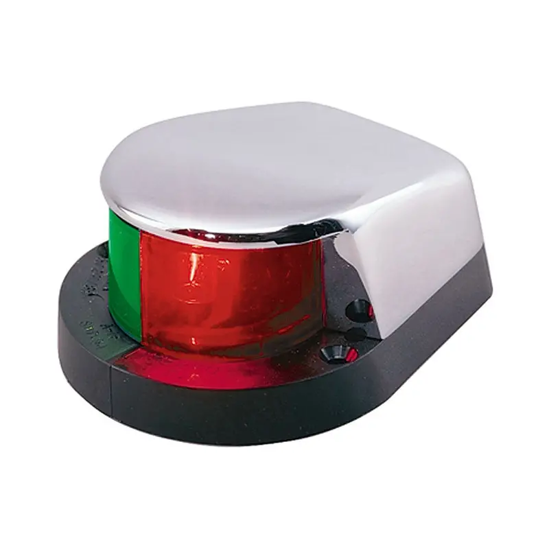 Perko 12V Bi-Color Bow Light Black Base Chrome Plated Top Made In The Usa [1310Dp0chr] 1