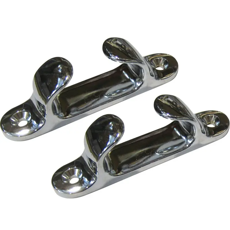 Perko 4" Straight Chock - Chrome Plated Zinc [1230Dp0chr] 1