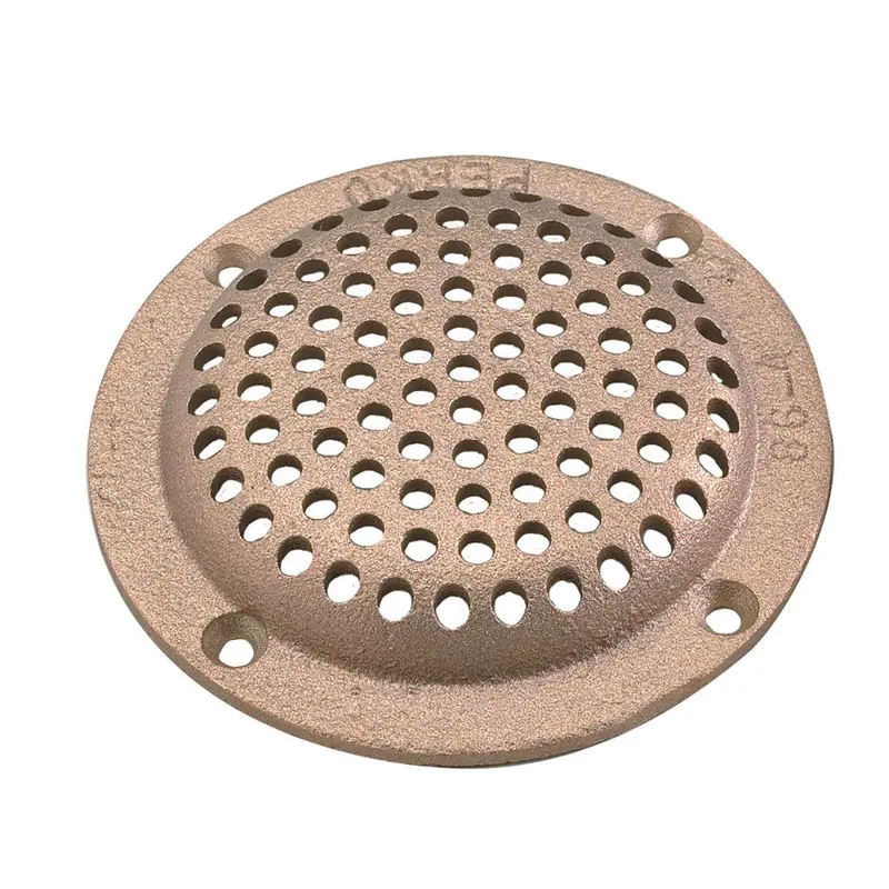 Perko 6" Round Bronze Strainer Made In The Usa [0086006Plb] 1