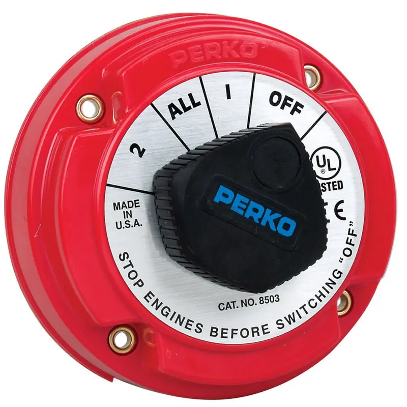 Perko 8503Dp Medium Duty Battery Selector Switch W/Alternator Field Disconnect W/O Key Lock [8503Dp] 1