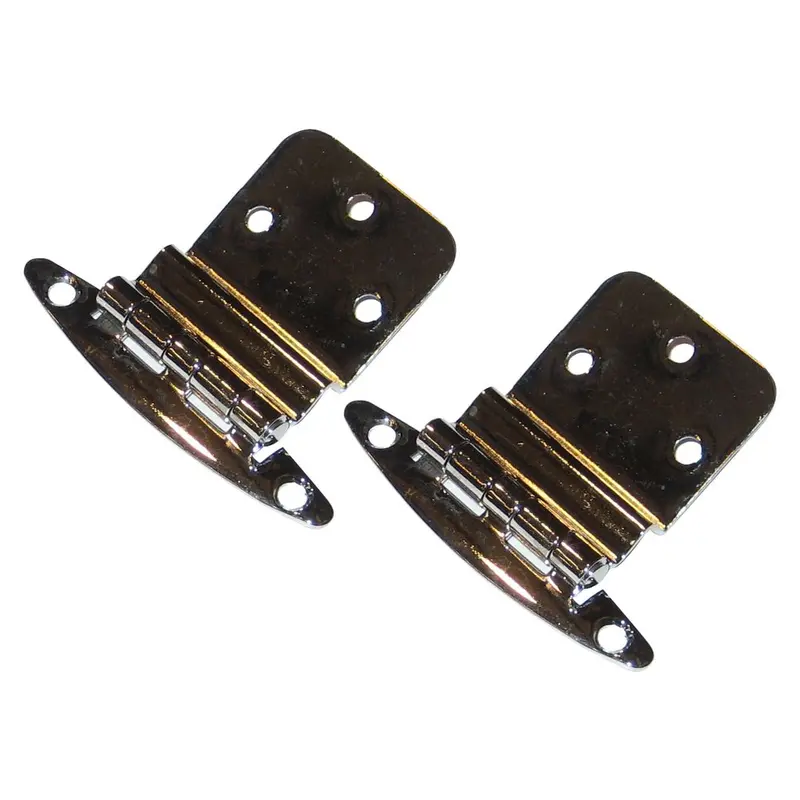 Perko Chrome Plated Brass 3/8" Inset Hinges [0271Dp0chr] 1