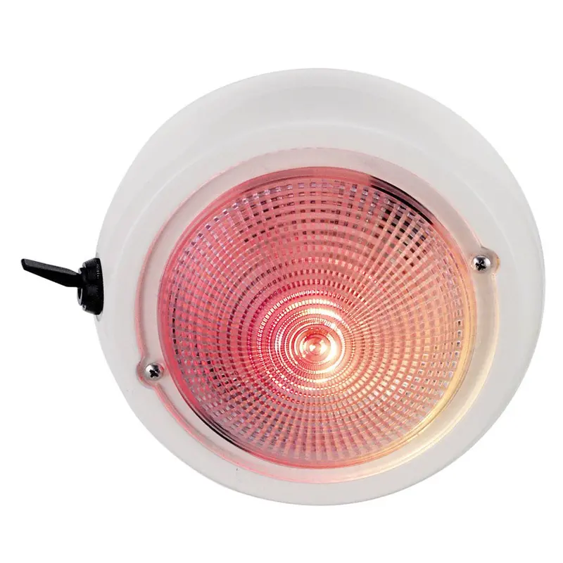 Perko Dome Light W/Red & White Bulbs [1263Dp1wht] 1