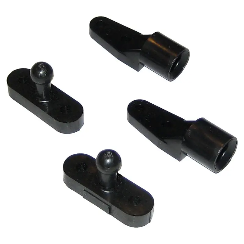 Perko Door Catches - Black Nylon - Pair [0559Dp] 1