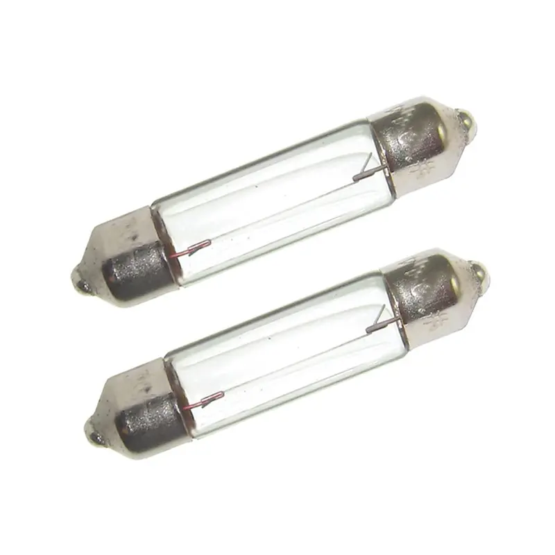 Perko Double Ended Festoon Bulbs - 12V, 10W, .80A - Pair [0071Dp0clr] 1