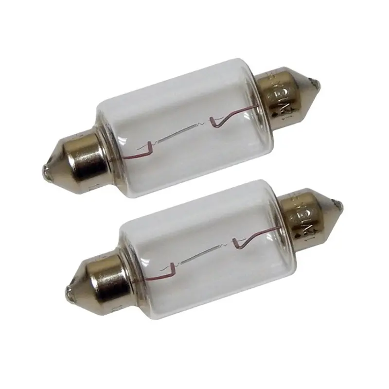 Perko Double Ended Festoon Bulbs - 12V, 15W, .97A - Pair [0070Dp1clr] 1