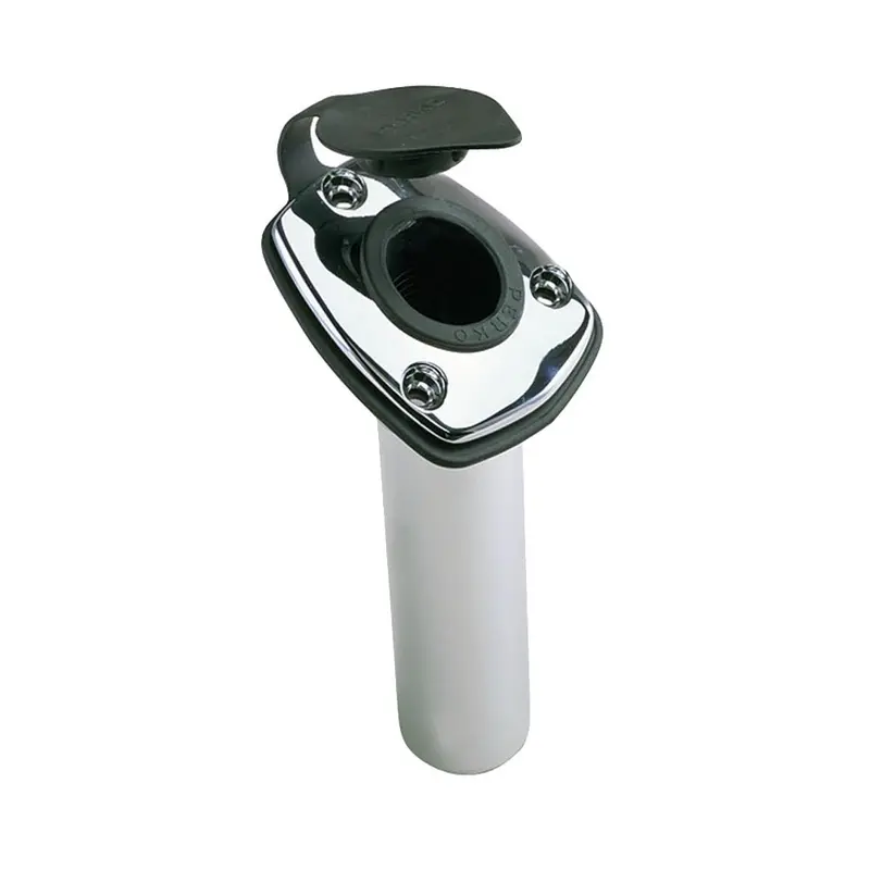Perko Fishing Rod Holder - 65 Angled Flush Mount - Chrome Plated Zinc [1205Dp0chr] 1