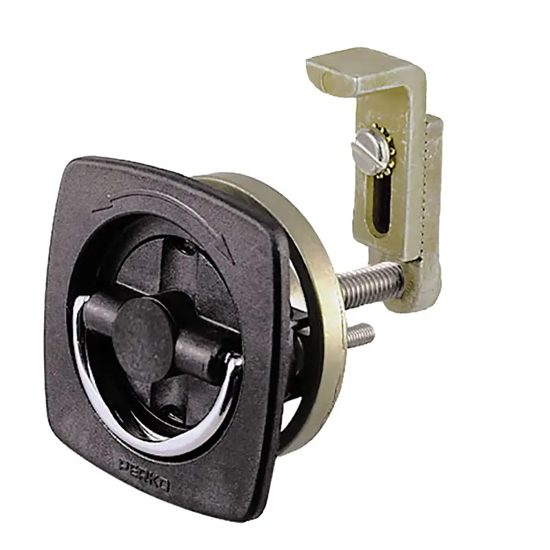 Perko Flush Latch - Non-Locking - 2.5" X 2.5" W/Offset Adjustable Cam Bar [0932Dp2blk] 1