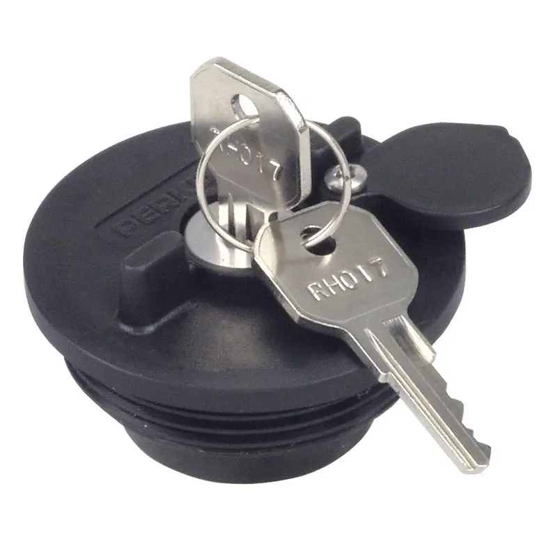 Perko Fuel System Locking Cap F/ 1-1/2" Non-Vented Fills [1324Dp0blk] 1