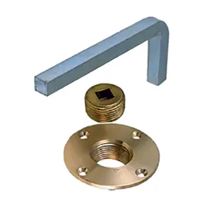 Perko Garboard Drain Plus W/Steel Wrench [0124000Plb] 1