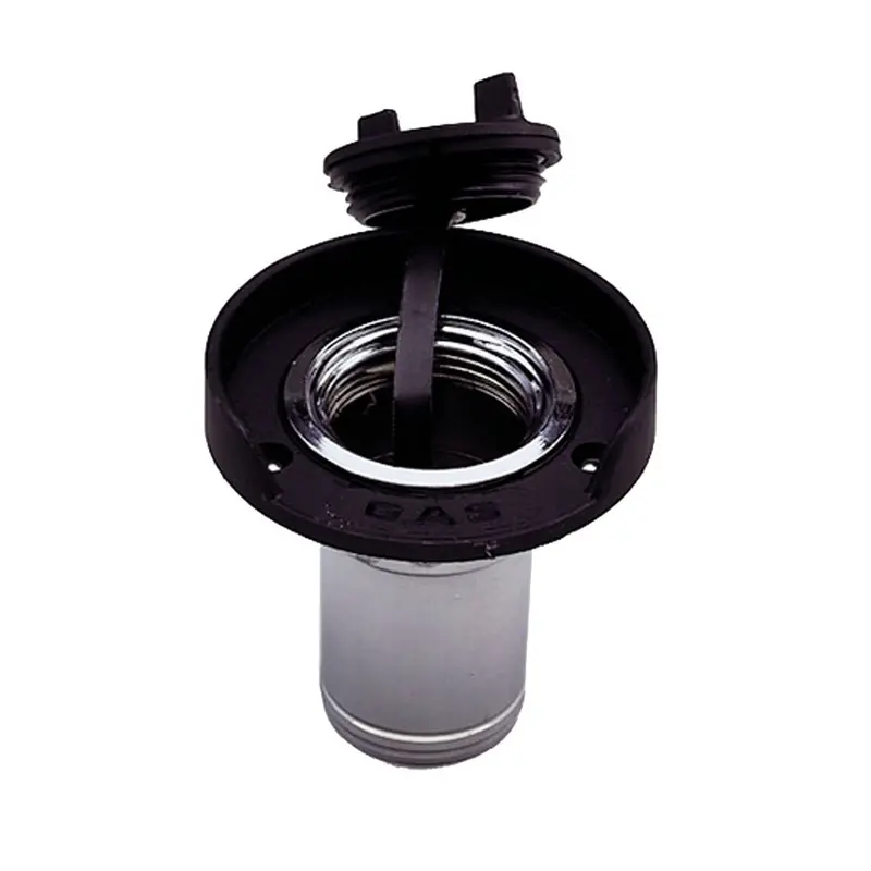 Perko Gas Fill F/1-1/2" Hose - Chrome Plated Zinc, Black Flange [1313Dp0chr] 1