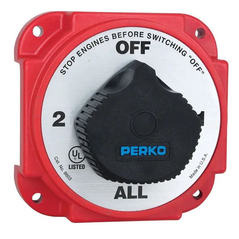 Perko Heavy Duty Battery Selector Switch W/Alternator Field Disconnect [8603Dp] 1