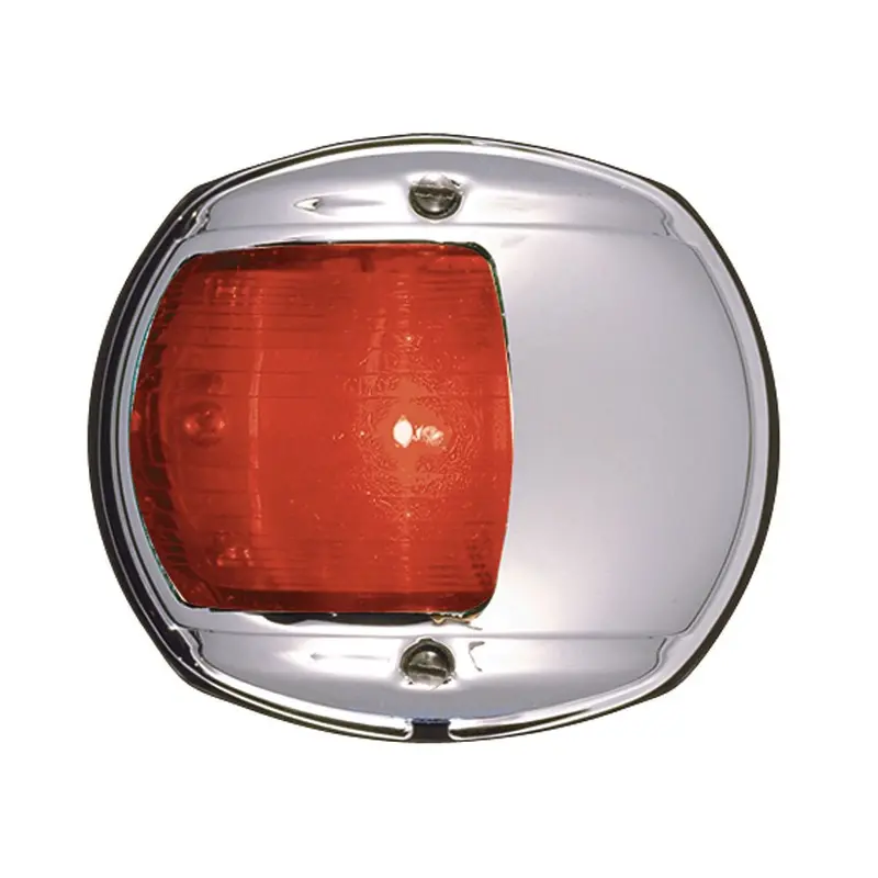 Perko Led Side Light - Red - 12V - Chrome Plated Housing [0170Mp0dp3] 1
