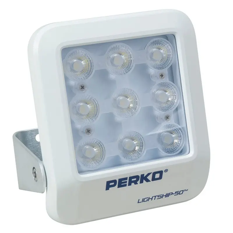 Perko Lightship 50 Led High Performance Floodlight - 12/24V - White [1643050F0w] 1