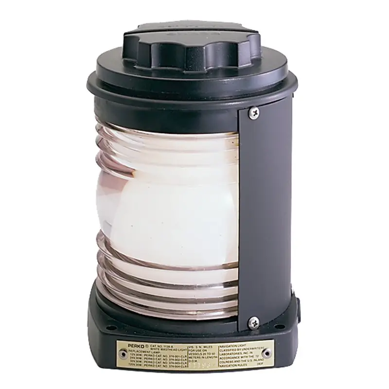Perko Masthead Light - Black Plastic, White Lens [1128A00blk] 1