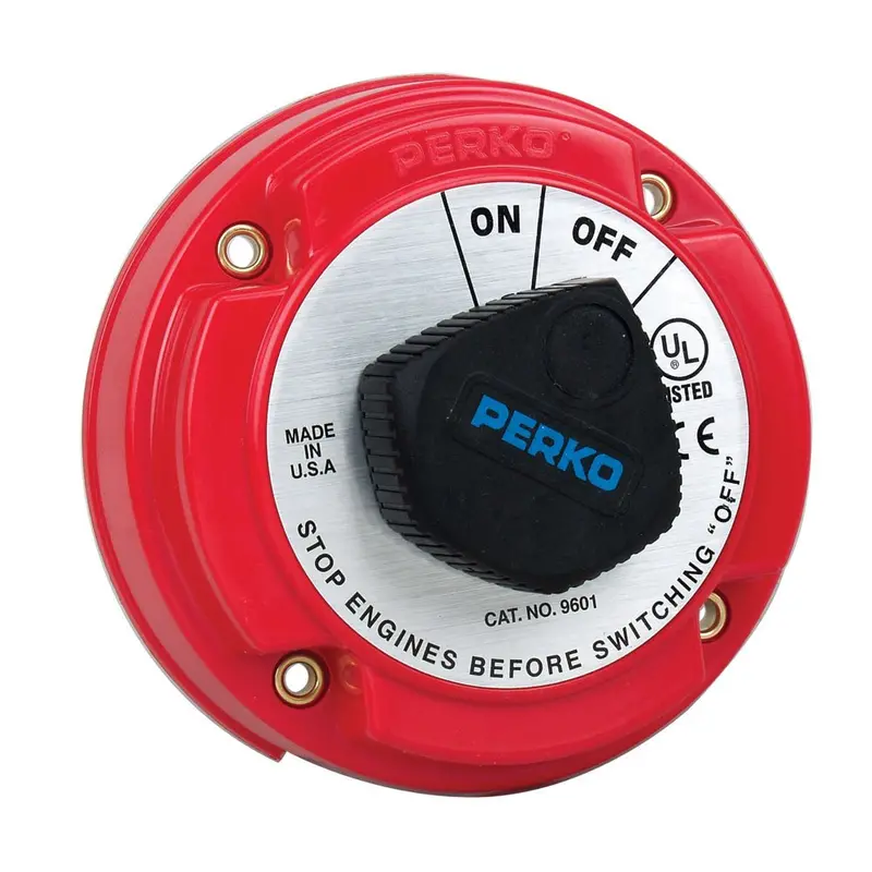 Perko Medium Duty Battery Disconnect Shut Off/On - 250 Amp Continuous, 12-32Vdc [9601Dp] 1