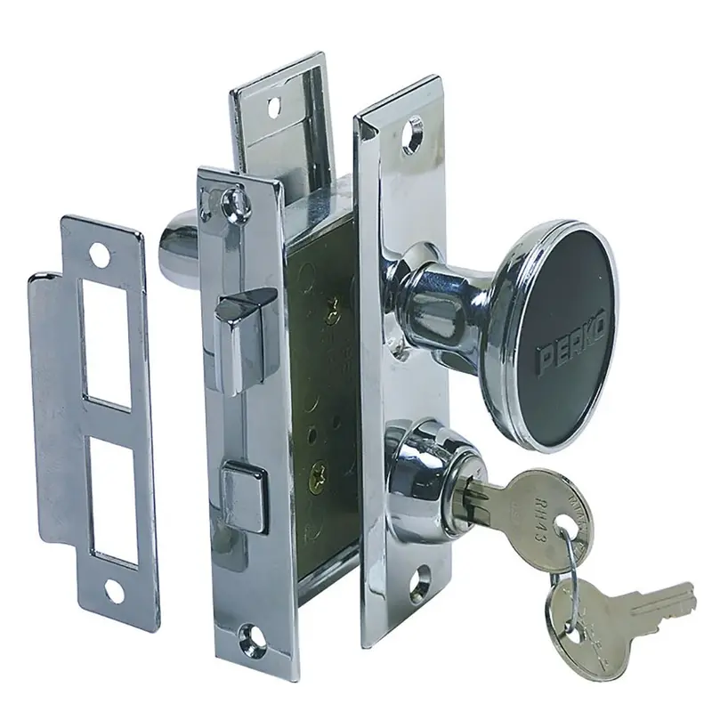 Perko Mortise Lock Set W/Bolt [0927Dp0chr] 1