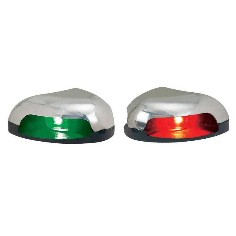 Perko Red/Green Horizontal Mount Side Light - Pair - Stainless Steel [0626Dp0sts] 1