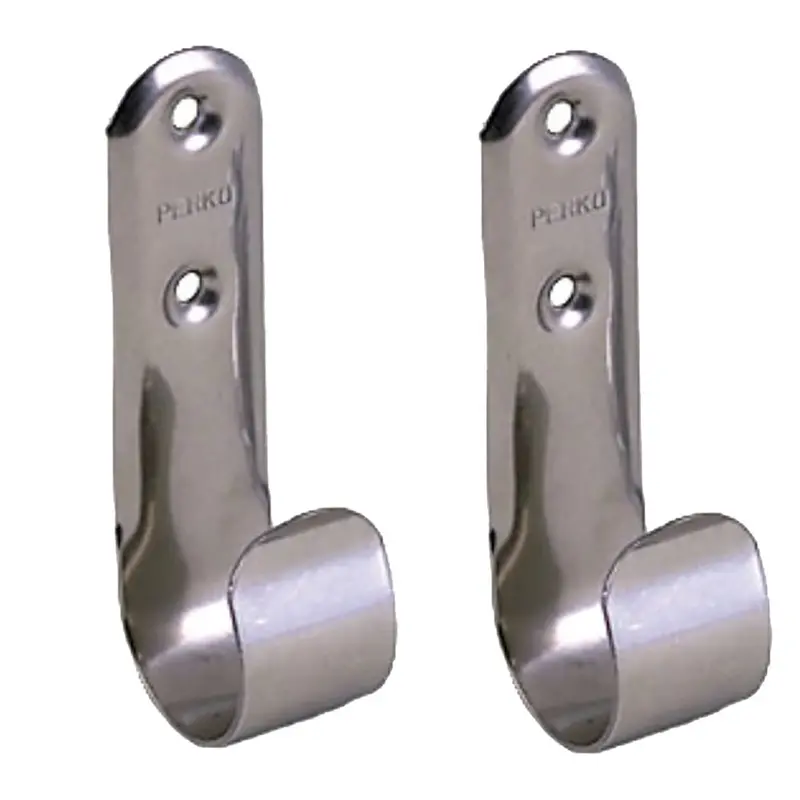 Perko Stainless Steel Boat Hook Holders - Pair [0492Dp0sts] 1