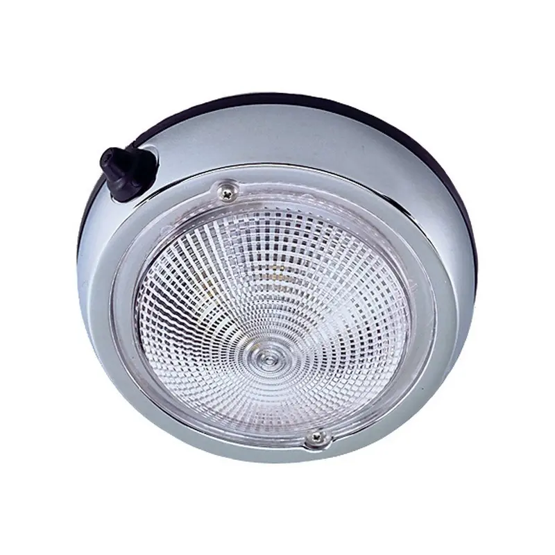 Perko Surface Mount Dome Light - 5" O.D.(4" Lens) - Chrome Plated [0300Dp1chr] 1
