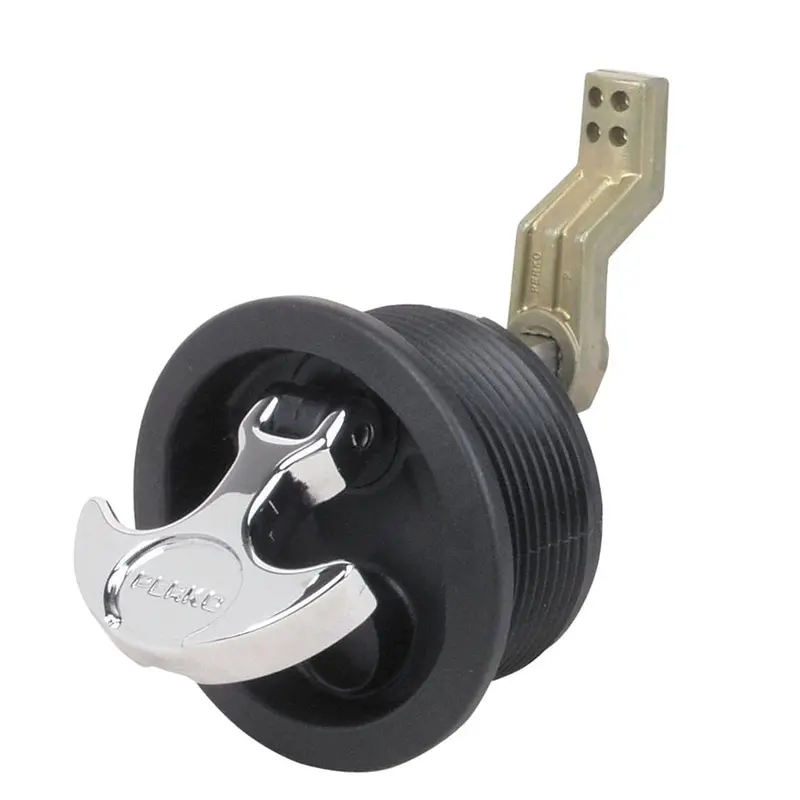 Perko Surface Mount Latch F/Smooth  Carpeted Surfaces W/Offset Cam Bar [1092Dp1blk] 1