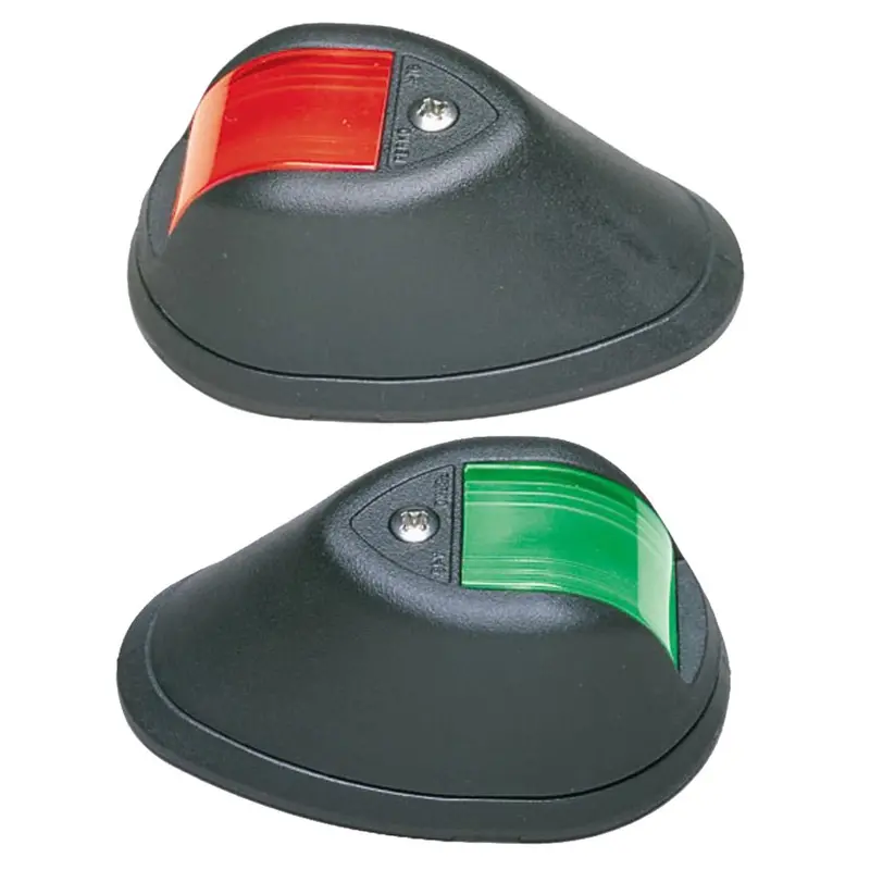 Perko Vertical Mount Side Lights - 12V - Black [0254B00dp1] 1