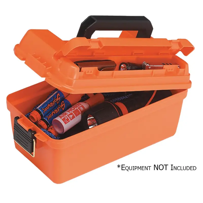 Plano Small Shallow Emergency Dry Storage Supply Box - Orange [141250] 1