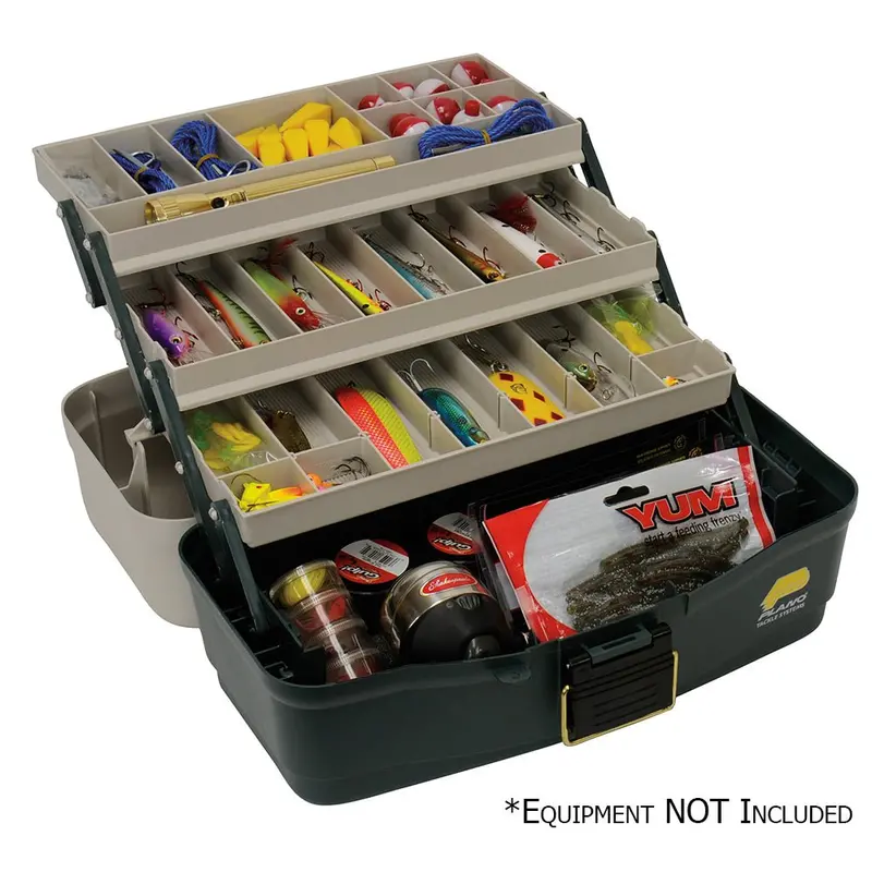 Plano Three-Tray Fixed Compartment Tackle Box [530006] 1