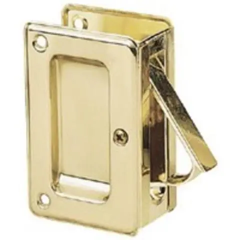 Pocket Door Pull  (Brass) 1