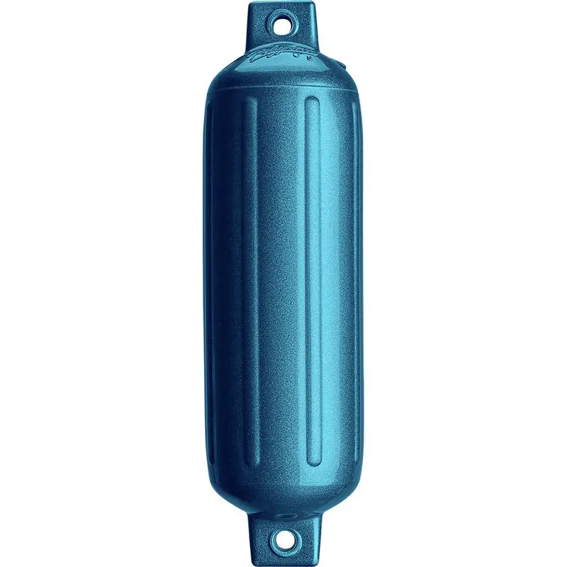 Polyform G-4 Twin Eye Fender 6.5" X 22" - Metallic Blue [G-4 Metallic Blue] 1