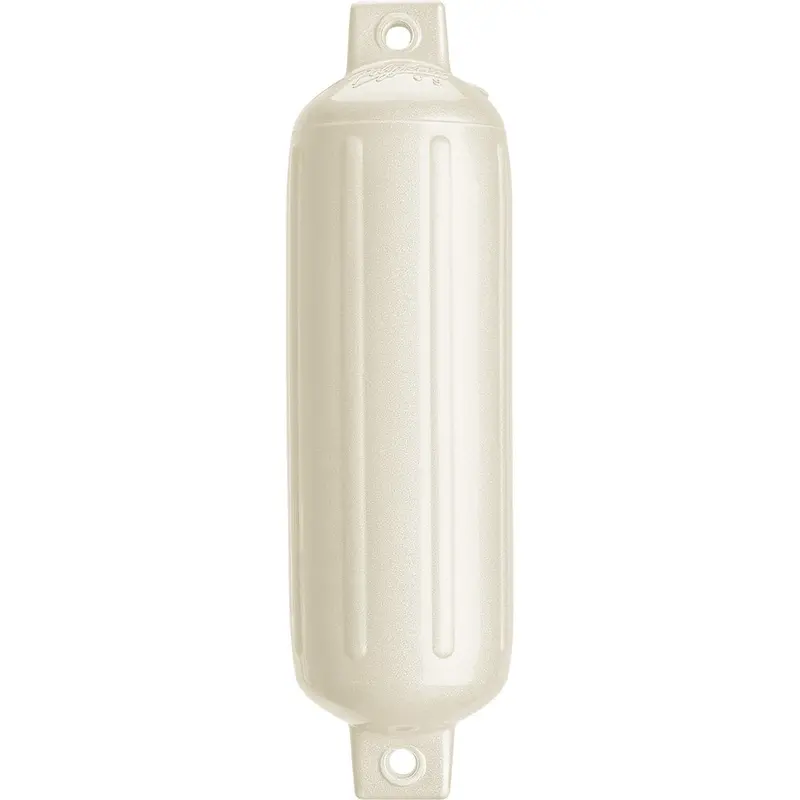 Polyform G-4 Twin Eye Fender 6.5" X 22" - Metallic White [G-4 Metallic White] 1