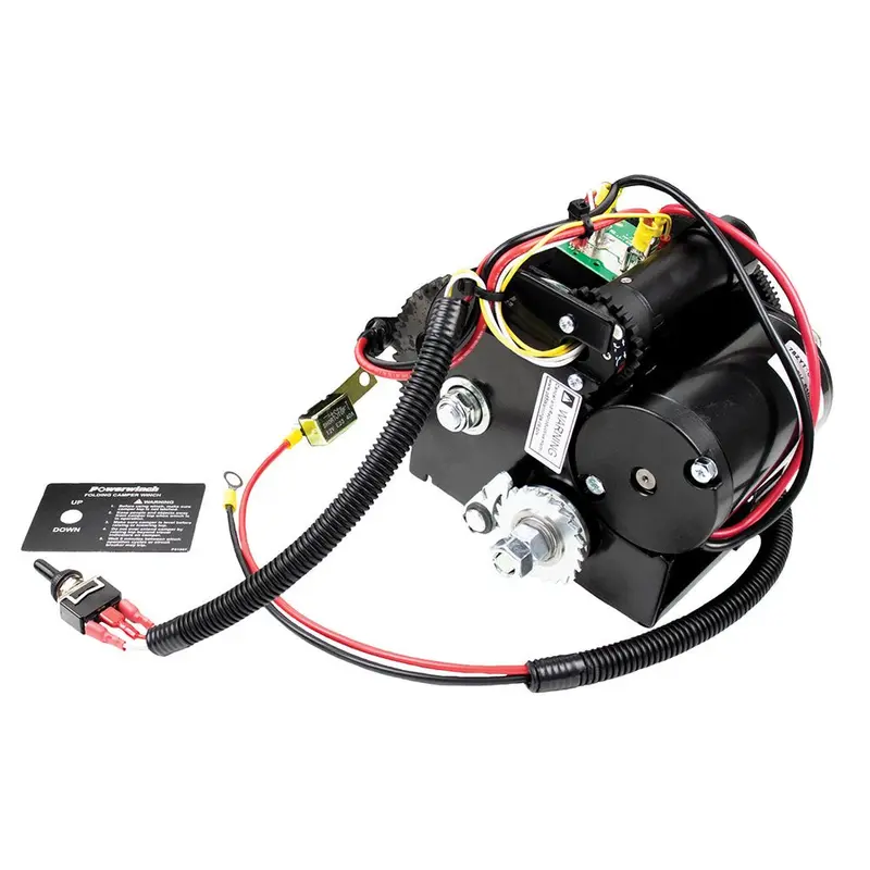 Powerwinch Folding  Pop-Up Camper Winch W/1200Lb Lift Capacity [P92001] 1