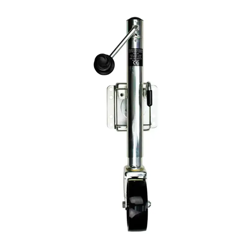 Powerwinch Saltwater Series Jack - 1200Lb, Bolt-On, Single Wheel, Zinc 500+ Hr Salt Spray [21600-J-1200-B1-Z-R] 1