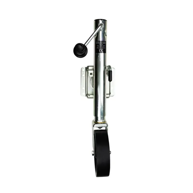 Powerwinch Saltwater Series Jack - 1500Lb, Bolt-On, Single Wheel, Zinc 500+ Hr Salt Spray [21600-J-1500-B1-Z-R] 1