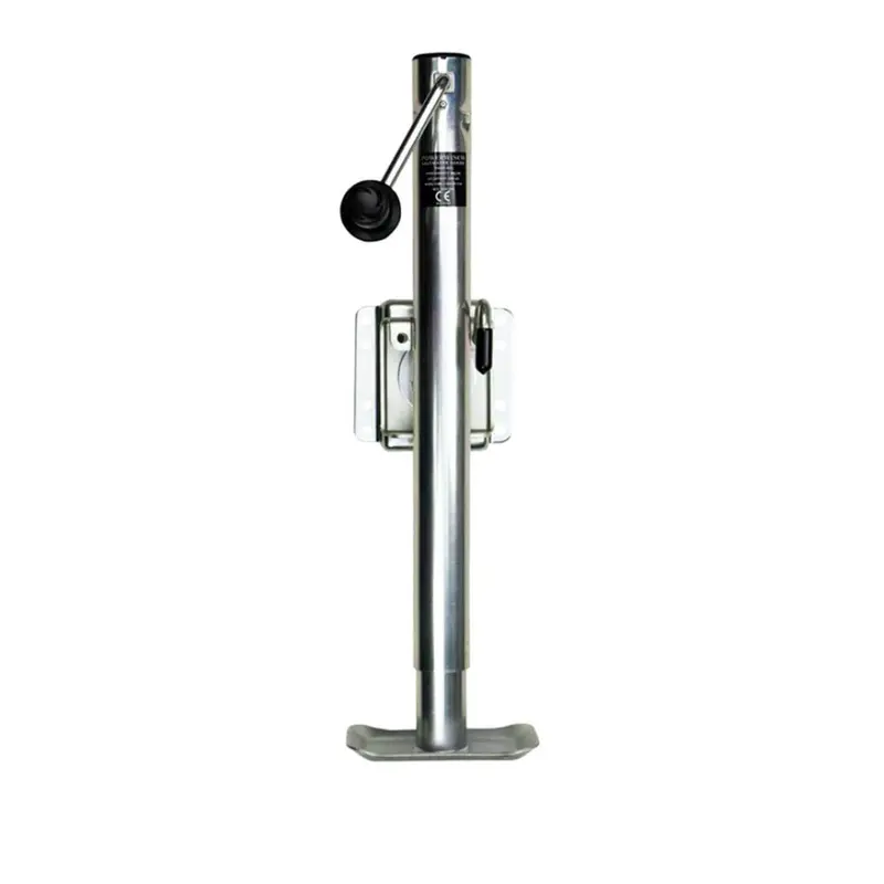 Powerwinch Saltwater Series Jack - 2500Lb, Weld-On, Flat Plate, Zinc 500+ Hr Salt Spray [21600-J-2500-Wf-Z-R] 1